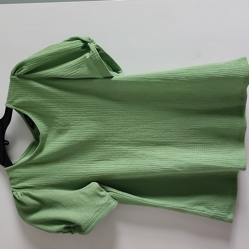 Green R&W blouse